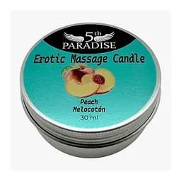 Арома свічка Erotic Massage Candle Peach 30ml 5th Paradise 810-00114 102482 - мініатюра 2