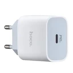 Сетевое зарядное устройство Hoco C76A Plus Speed ​​source PD20W charger (EU) Белый