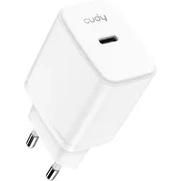 Зарядний пристрій 1xUSB 25W, (GaN, 1хUSB-C, QC+PD 3.0, вилка ЄС, для iPhone від 12 серії (CH25_EU)