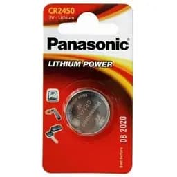 Батарейка Panasonic CR 2450 х 1 LITHIUM (CR-2450EL/1B)