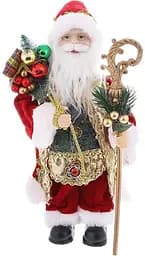 Новорічна фігура Санта Клаус з подарунками BonaDi 16х9х30 см dec0008683