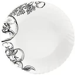 Тарілка обідня Vittora Овочевий етюд Wave 22 см (116535)