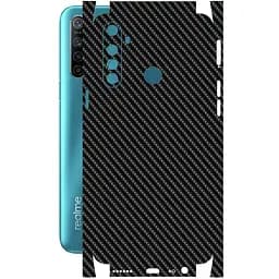 Захисна плівка StatusSKIN для Realme 5 Корпус Вініл Карбон чорний