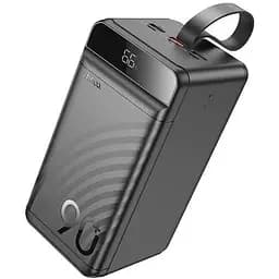 Портативна батарея - зовнішній АКБ Hoco J123D 90000mAh Element power bank with digital display чорний