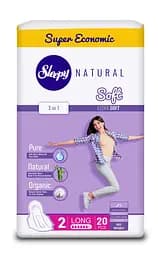 Прокладки гігієнічні Sleepy Soft Long (280 мм) 6 крапель 20 шт. м'які, подовжені