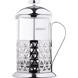 Френч-прес Ardesto Gemini Fasano 800 мл боросилікатне скло нержавіюча сталь прозорий