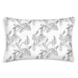 Комплект постільної білизни Cosas Palms CS4 Двоспальний сірий (LeafPalmGrey_El160-53Graphite_180) - мініатюра 3