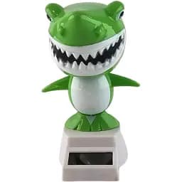 Игрушка на солнечной батарее Веселая Акула Flip Flap 10.5х6х6 см Зеленая