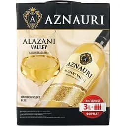Вино AZNAURI Alazani Valley біл н/сол 3 л - мініатюра 3