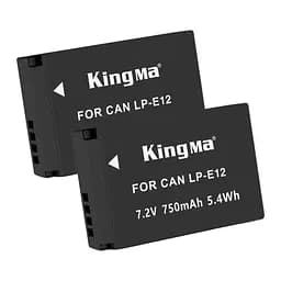 2-Pack KingMa Canon LP-E12 комплект з 2 акумуляторів