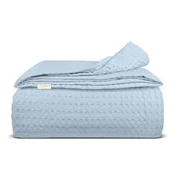 Плед-покрывало Cosas Wave Waffle Weave 160х230 см лазурный (Blanket_14Wave_WaffleWeave_160x230)
