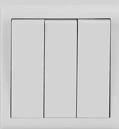 Вимикач 3-ий накладний Ovivo Electric Nivo білий