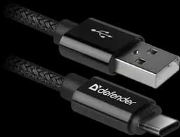 Кабель USB AM-Type-CM, 1.0 м, черный, 09-03T PRO Defender