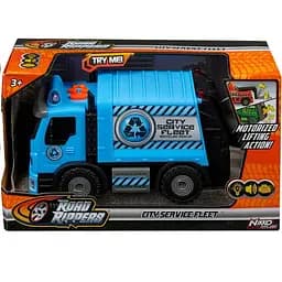 Машинка Road Rippers City Service Fleet Сміттєвоз, блакитна, моторизована (20191) - мініатюра 5