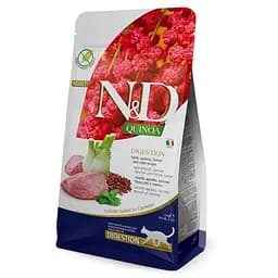 Сухой диетический корм Farmina N&D Quinoa Digestion для взрослых кошек, в случае нарушений пищеварения, ягненок и киноа, 300 г