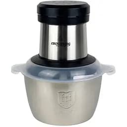 Блендер подрібнювач Crownberg СВ-8987 2 л метал із чашею чоппер для м'яса та овочів 500 Вт Сірий