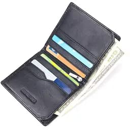 Чоловічий шкіряний гаманець ST Leather 9х10х1 см acs0024019 - мініатюра 4