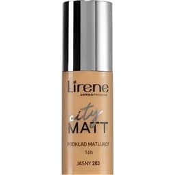 Матирующий тональный крем для лица Lirene City Matt с выравнивающим эффектом 203 Light 30 мл