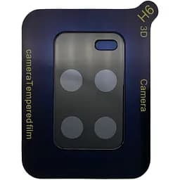 Защитное стекло на камеру DK 3D Color Glass для Oppo A54 black