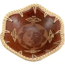 Блюдо теракотове Сонце d-16 см h-6 см