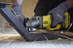 Шліфмашина кутова акумуляторна Stanley FatMax Li-Ion 18В 8500 об/хв (SFMCG400M2K-QW) - мініатюра 5