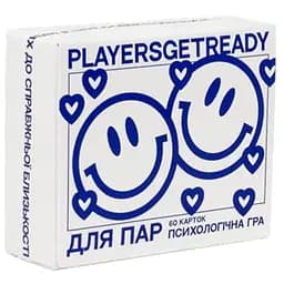 Настільна гра PLAYERSGETREADY Психологічна гра для пар, міні видання (60 карток) (укр.) (SСouples#Ua)