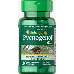 Натуральна добавка Puritan's Pride Pycnogenol 30 mg 30 капсул
