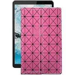 Чохол StatusCASE з екошкіри для планшету Lenovo Tab M8 TB-8505X Рожевий ромб