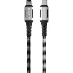 Кабель Havit CB6298 PD30W USB-C - Lightning 1 м черный (HV-CB6298)