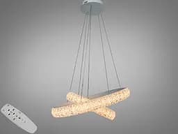 Вишукана світлодіодна люстра Romin підвіс з пультом димером 120 Вт золото