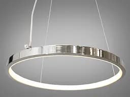 Люстра стельова LED Diasha MD9079-300HR, 26W, 3000K, хром, сучасний стиль для передпокою