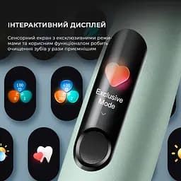 Електрична зубна щітка Oclean X Ultra Set OLED Green - мініатюра 4