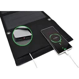 Портативна сонячна панель PowerPlant 14W 5V 2xUSB-A [PB930555] [127048] - мініатюра 4