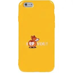 Чехол-накладка Toto Pure TPU 2 mm Print Case Apple iPhone 6/6s #68 Korgias Yellow