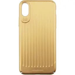Чохол-накладка Usams Trunk Series Apple iPhone X Gold