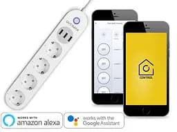 Розумний подовжувач Overmax Flow Multi Control з Wi‑Fi 2.15 м - мініатюра 2