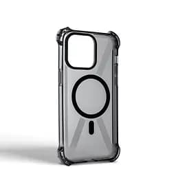 Чехол-накладка для Apple iPhone 15 Pro Max, Bounce, черный, матовый, противоударный защитный чехол из TPU с магнитом для беспроводной зарядки, защита всего корпуса, бортик вокруг дисплея, амортизирующие вставки, ArmorStandart (ARM74919) - мініатюра 2