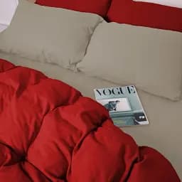 Наволочка MirSon Фланель Cappuchino-Red 60х60 см (2200009659041) - мініатюра 5