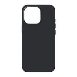 Силиконовый чехол для Apple iPhone 15 Pro, ICON2 Case, черный, противоударный, панель, защита всего корпуса, матовая поверхность Soft Touch, выступает над дисплеем, совместим с защитными стеклами и пленками, с микрофиброй, ArmorStandart (ARM70520)