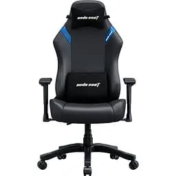 Кресло игровое Anda Seat Luna Size L Black/Blue PVC (AD18-44-BS-PV)