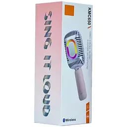 Караоке Мікрофон-колонка KMC650 Pink - мініатюра 4