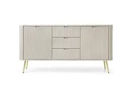 Комод Perfect Home Зова/Zova 2-дверный с 3 ящиками и золотыми ножками KSZ168 Кашемир (PFH-091282)