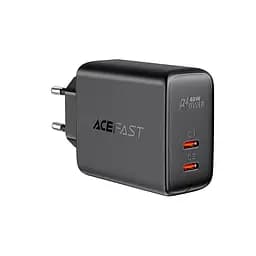 Адаптер мережевий ACEFAST A9 40W блок зарядний чорний - мініатюра 2