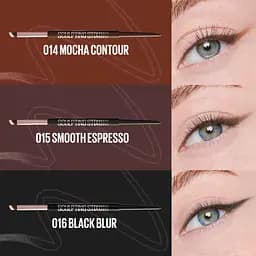 Автоматичний олівець 2-в-1 з пензликом для повік Maybelline New York Sculpting Stix Black blur 0.7 г - мініатюра 3