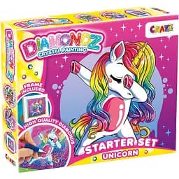 Набір для створення картини Craze Diamondz Єдиноріг в рамці зі стразами (47859)