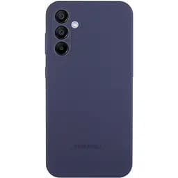 Чехол Silicone Cover Lakshmi Full Camera (AAA) with Logo для Samsung Galaxy S25 Edge Темно-синий / Midnight blue