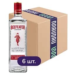 Упаковка джина Beefeater London Dry Gin 40% 4.2 л (0.7 л х 6 шт.)