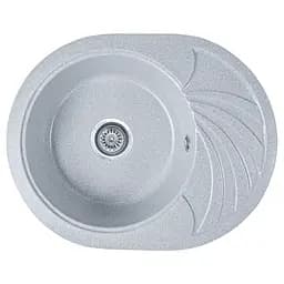 Мийка кухонна Valetti 13N гранітна 600х470 мм сіра