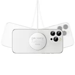 БЗП Hoco CW63 Pro Fast Qi2 magnetic 25W White - мініатюра 3