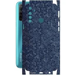 Захисна плівка StatusSKIN для Realme 5 Корпус Вініл Соти сині